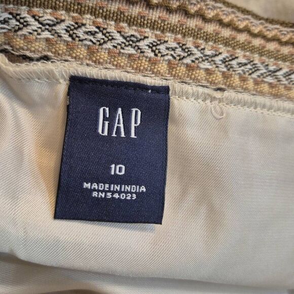 Gap Women's Heather Gray Wool Mix A-Line Midi Lined Skirt EUC - Picture 9 of 10